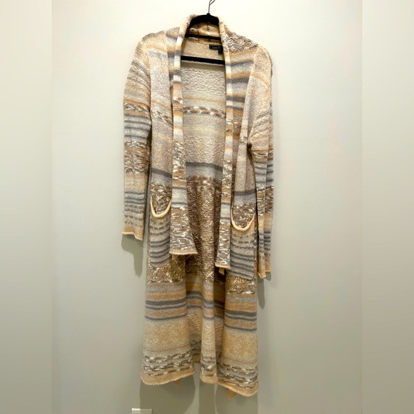 Cozy Long Cardigan Pattern Size M/L - Picture 1 of 4
